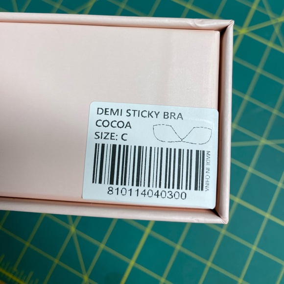 Demi Sticky Lift Bra Cocoa sz C - Picture 3 of 3